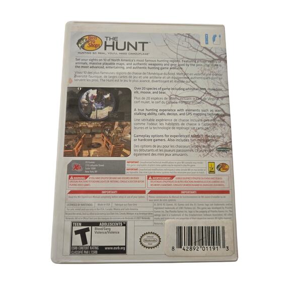 Bass Pro Shops: The Hunt (Nintendo Wii) – Complete with Case & Manual - Picture 3 of 3